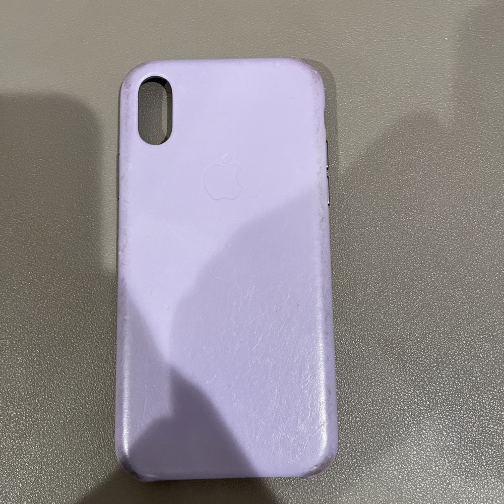 Apple leather iPhone X/XS case